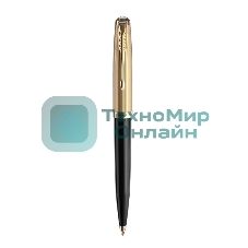 Ручка шариковая Parker 51 Deluxe (CW2123513) Black GT, M, черные чернила, подарочная коробка