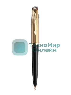 Ручка шариковая Parker 51 Deluxe (CW2123513) Black GT, M, черные чернила, подарочная коробка