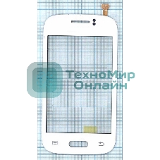 Сенсорное стекло (тачскрин) для Samsung Galaxy Young GT-S6310 GT-S6312, белое