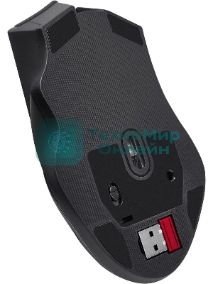 Мышь беспроводная Defender Kronos GM-695 черный, 1600 dpi, радиоканал, USB, кнопки - 7