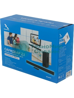 Саундбар Триколор TR-SB-01 2.1 80Вт+40Вт черный