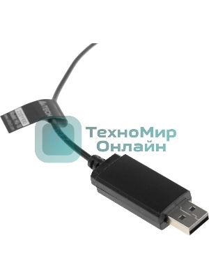 Гарнитура A4Tech HU-10 чёрный/белый, проводная