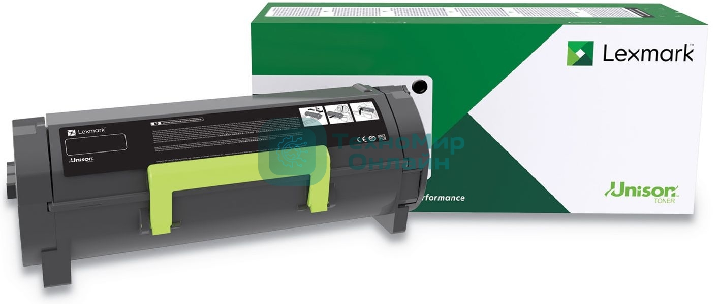 Картридж лазерный Lexmark черный для MS521, MS621, MX521, MX522, MX622 25000 стр.