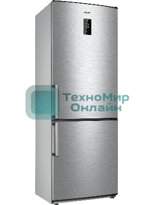 Холодильник Atlant ХМ-4524-040-ND нержавеющая сталь двухкамерный 271/100л морозилка снизу, No Frost