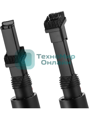 Пылесос вертикальный Kitfort КТ-5389 черный/красный, питание от аккумулятора, 225 Вт, уборка сухая, пылесборник 1 л