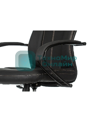 Кресло Бюрократ CH-608/ECO черный, экокожа