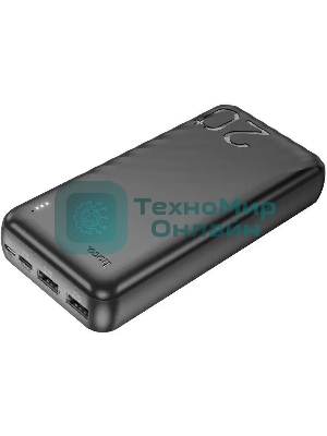 Портативный аккумулятор Hoco J123A Element 20000mAh 2A 2xUSB-A черный