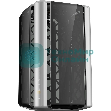 Компьютерный корпус без блока питания Geometric Future Model 2 The Ark, Midi-Tower, TG, no fans, 3xUSB-A 3.0, 1xUSB 3.2 Type-C, mATX, mITX Gray