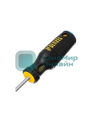 Отвертка Denzel SL5x150 мм, S2, 3к рукоятка