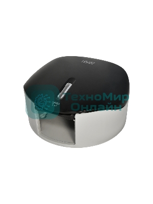 Диспенсер туалетной бумаги Рuff-7145Bl черный, с замком, ABS-пластик