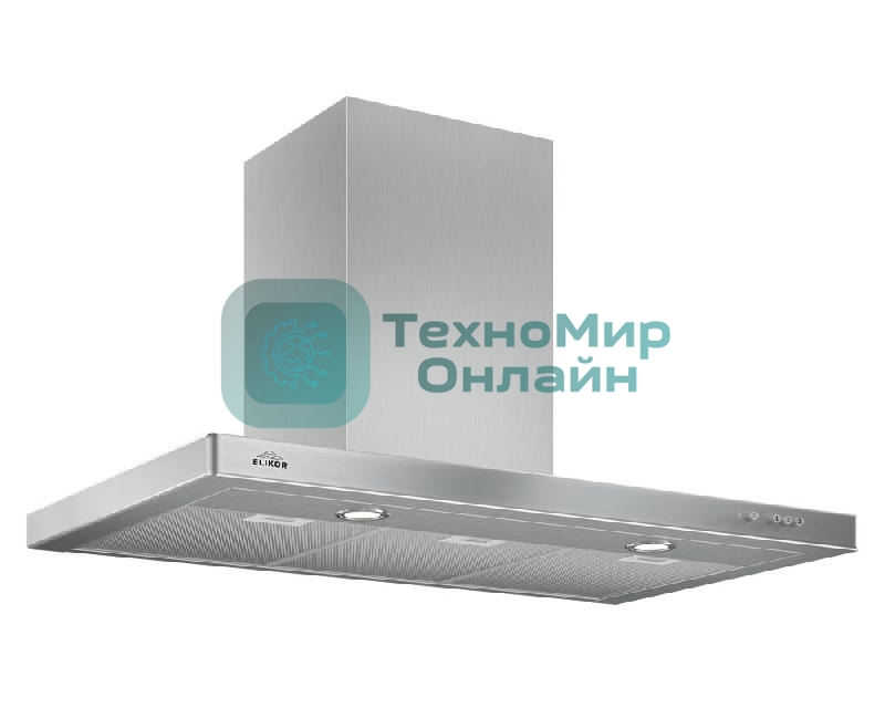 Вытяжка KVADRA 90N-650-K3D STEEL ELIKOR