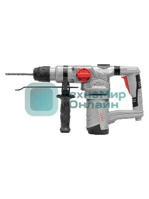 Перфоратор 1450Вт, SDS-plus, диаметр сверления бетона 35мм, вертикальный, СТАВР ПЭВ-1450, 2 режима работы, энергия удара 6.5Дж, число оборотов 1100об/мин, частота ударов 5100уд/мин, длина кабеля 3м (набор оснастки, кейс).