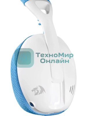 Гарнитура Redragon Ire Pro голубой, беспроводная + проводная, Bluetooth / USB, до 25 ч