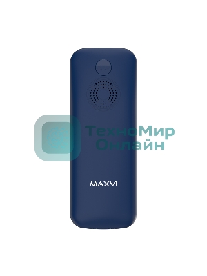 Мобильный телефон Maxvi RT-03 + док-станция, синий