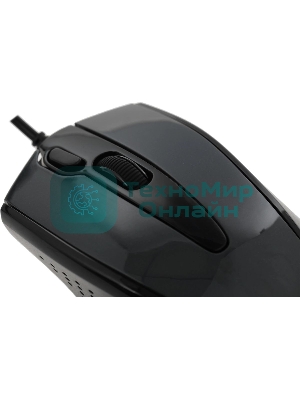 Мышь проводная A4Tech N-500FS черный, 1200 dpi, USB, кнопки - 4