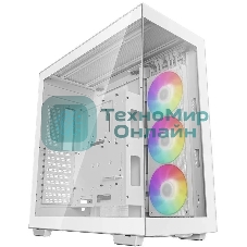 Компьютерный корпус Deepcool CH780 WH белый без БП ATX 2x120мм 1x140мм 2xUSB 3.0 audio bott PSU