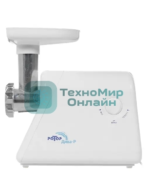 Мясорубка электрическая Ротор Классик-Р ЭМШ 35/300-4 белый, 1500 Вт, 0.6 кг/мин, реверс, насадки - 4
