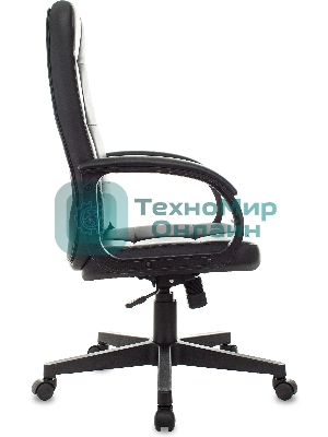 Кресло Бюрократ CH 002 черный, экокожа