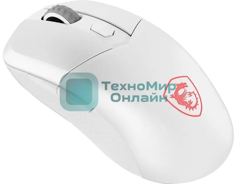 Мышь беспроводная/проводная MSI VERSA 300 белый, 8000 dpi, радиоканал, Bluetooth, USB, кнопки - 6