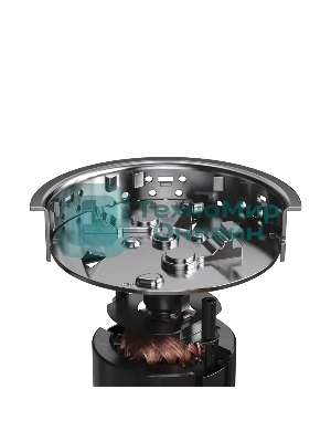 Измельчитель пищевых отходов Kuppersberg WSS 550 B, High-Tech, мощность 550 Вт, 3400-3800 об/мин, защита от перегрева, авто выключение, DC мотор, уровень шума 75 дБ, черный