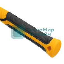 Киянка резиновая Denzel 225 г, черно-белая, фибергласовая рукоятка c TPR покрытием