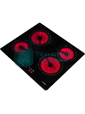 Электрическая варочная панель Hyundai HHE 6451 BG Hi-Light, независимая, черный