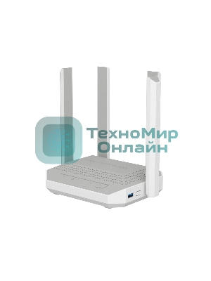 Гигабитный интернет-центр Netcraze Hopper DSL (NC-3611) с Mesh Wi-Fi 6 AX3000, 4-портовым Smart-коммутатором, портами DSL и USB 3.0
