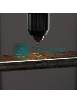 Набор сверл по металлу Denzel 2-3-4-5-6-8 мм, HSS-Tin, Golden Tip, 6 шт