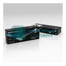 Пылесос вертикальный Redmond RV-UR380 серый/голубой, питание от аккумулятора, 300 Вт, уборка сухая, пылесборник 0,55 л