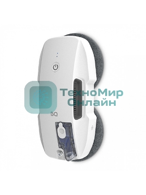 Робот-мойщик окон BQ WR201S белый. Мощность 90 Вт/Объем 20 мл/Объем для чистящего средства 100мл/Параметры электропитания 100-240 В,50-60 Гц/Страховочный трос 5м/Минимальная рабочая зона 35х35см/Планирования пути IQ навигатор