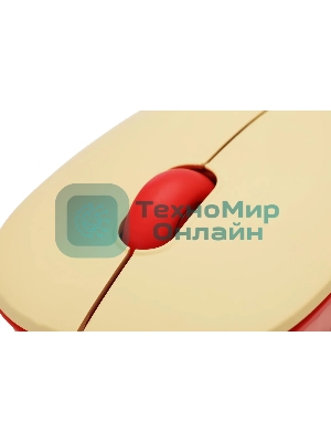 Мышь беспроводная Acer OMR205 бежевый/розовый, 1200 dpi, радиоканал, USB, кнопки - 3