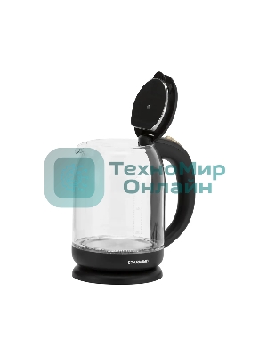 Чайник электрический Starwind SKG1052 1.8 л, 1500 Вт, темно-коричневый/бронзовый (корпус: стекло)