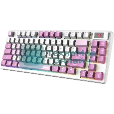 Клавиатура MSI Forge GK600 гибридная, Bluetooth, радиоканал, белый