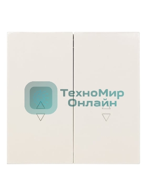 Выключатель проходной 2-кл. LEZARD СП ZIMA IP20 10А безвинт. зажим, слон. кость 704-9088-106QC