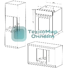 Шкаф духовой электрический Maunfeld EOEM519B, встраиваемый