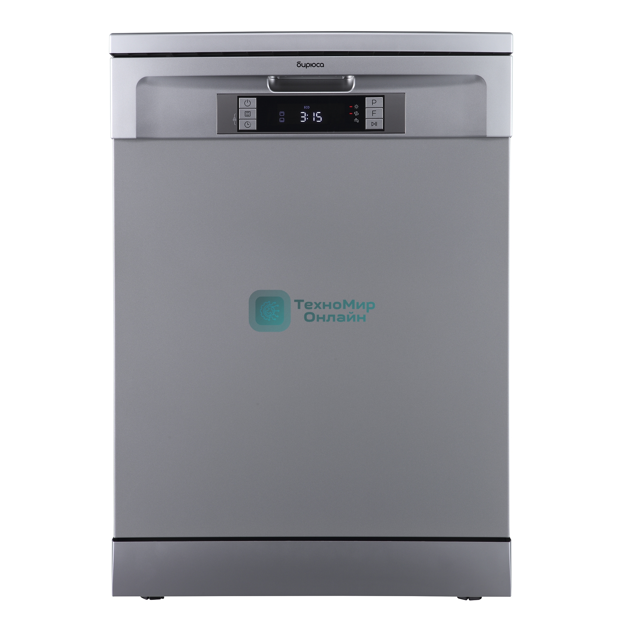 Посудомоечная машина Бирюса DWF-614/6 M, серый, 59.8 см, 14 компл., 49 дБ, класс A++