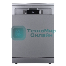 Посудомоечная машина Бирюса DWF-614/6 M, серый, 59.8 см, 14 компл., 49 дБ, класс A++