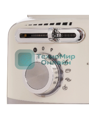 Кухонный комбайн RAGEX R108-105 бежевый 1000Вт 6 скоростей