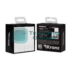 Выключатель Kranz STRONG 2 кл с подсветкой 10А с/у жемчуг