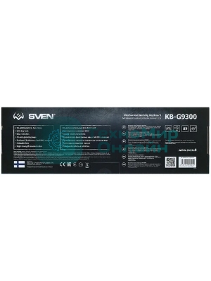 Клавиатура SVEN KB-G9300 проводная, USB Type-A, чёрный
