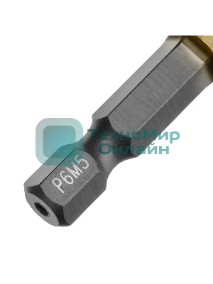 Сверло-метчик Denzel М10 х 1,25 мм, Р6М5