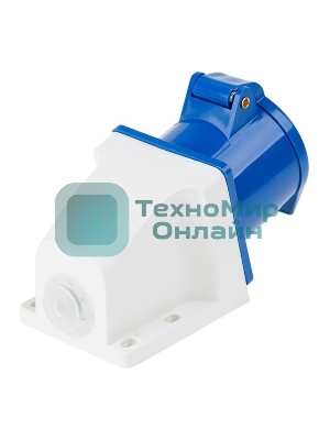 Розетка Rexant 123 стационарная 2Р+РЕ 32А 220В IP44