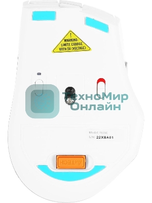 Мышь беспроводная A4Tech Fstyler FB35C белый, 2000 dpi, радиоканал, Bluetooth, USB, кнопки - 6