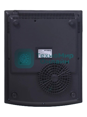 Плита настольная электрическая Hyundai HYC-0102 серебристый/черный стеклокерамика