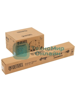 Триммер Denzel DT 33S бензиновый 33см3 1.8 лс. разъемная штанга состоит из 2 частей