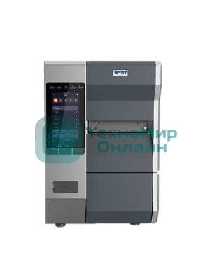 Принтер этикеток термотрансферный iDPRT iK4 Industrial 300 dpi, 254 мм/cек, Bluetooth, Ethernet, USB, серый