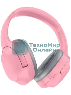 Гарнитура беспроводная Razer Opus X, Quartz, Bluetooth 5.0, ANC, до 40 часов, розовый