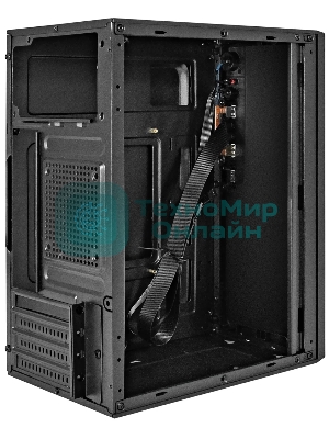 Компьютерный корпус Minitower ExeGate BAA-308U2-UNS400 (mATX, БП UNS400 с вент. 12см, 1хUSB/2хUSB 3.0, HD Audio, черный)