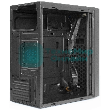 Компьютерный корпус Minitower ExeGate BAA-113-UNS400 (mATX, БП UNS400 с вент. 12см, 2*USB, аудио, черный)