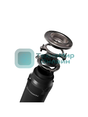 Измельчитель пищевых отходов Kuppersberg WSS 550 B, High-Tech, мощность 550 Вт, 3400-3800 об/мин, защита от перегрева, авто выключение, DC мотор, уровень шума 75 дБ, черный